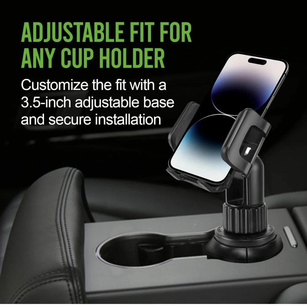 Cell Phone Cup Holder Mount - Smartphone Cup Holder